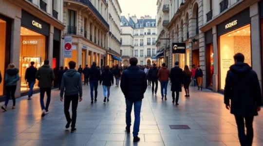 shopping districts in Paris